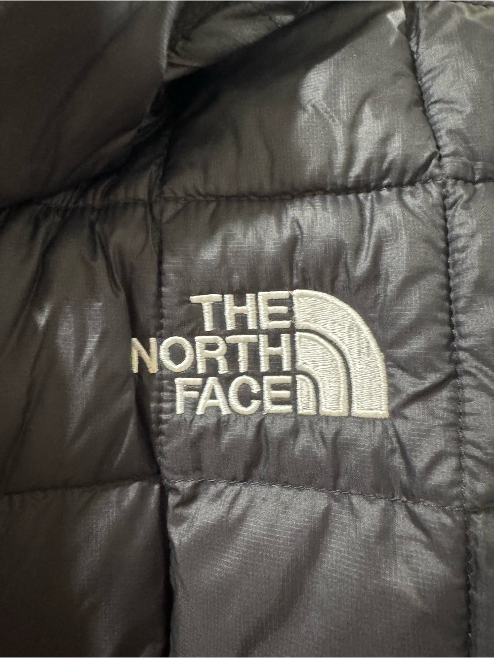 Kids The North Face TNF Black Thermoball Hooded Jacket (Size L-12) - Picture 2 of 7